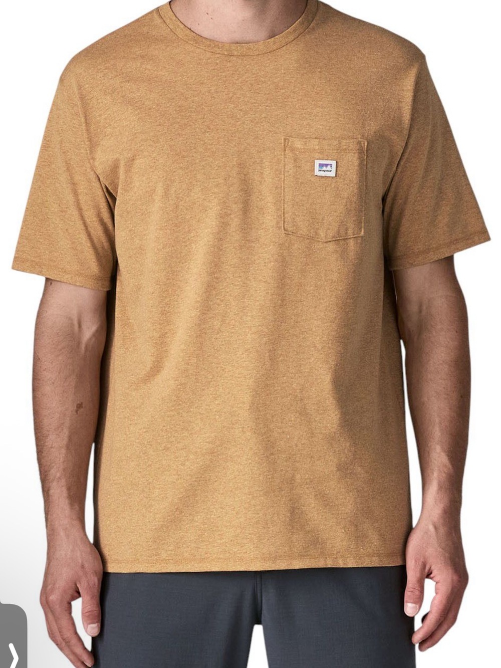 NWT Patagonia Men's Short Sleeve Shop Pocket Tee Sz XXL$45 Yukon Gold